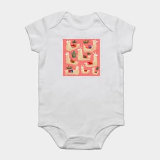 Llamas Baby Bodysuit